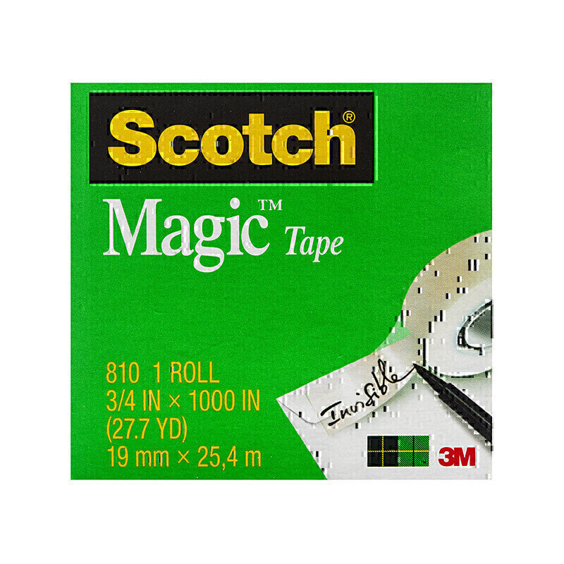 Scotch Mag 胶带 810-4 19mm Pk4