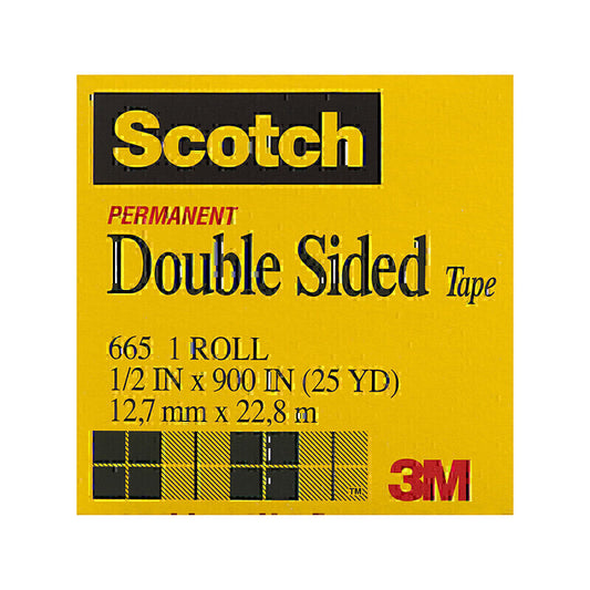 Scotch DS 胶带 665 12mm Bx12