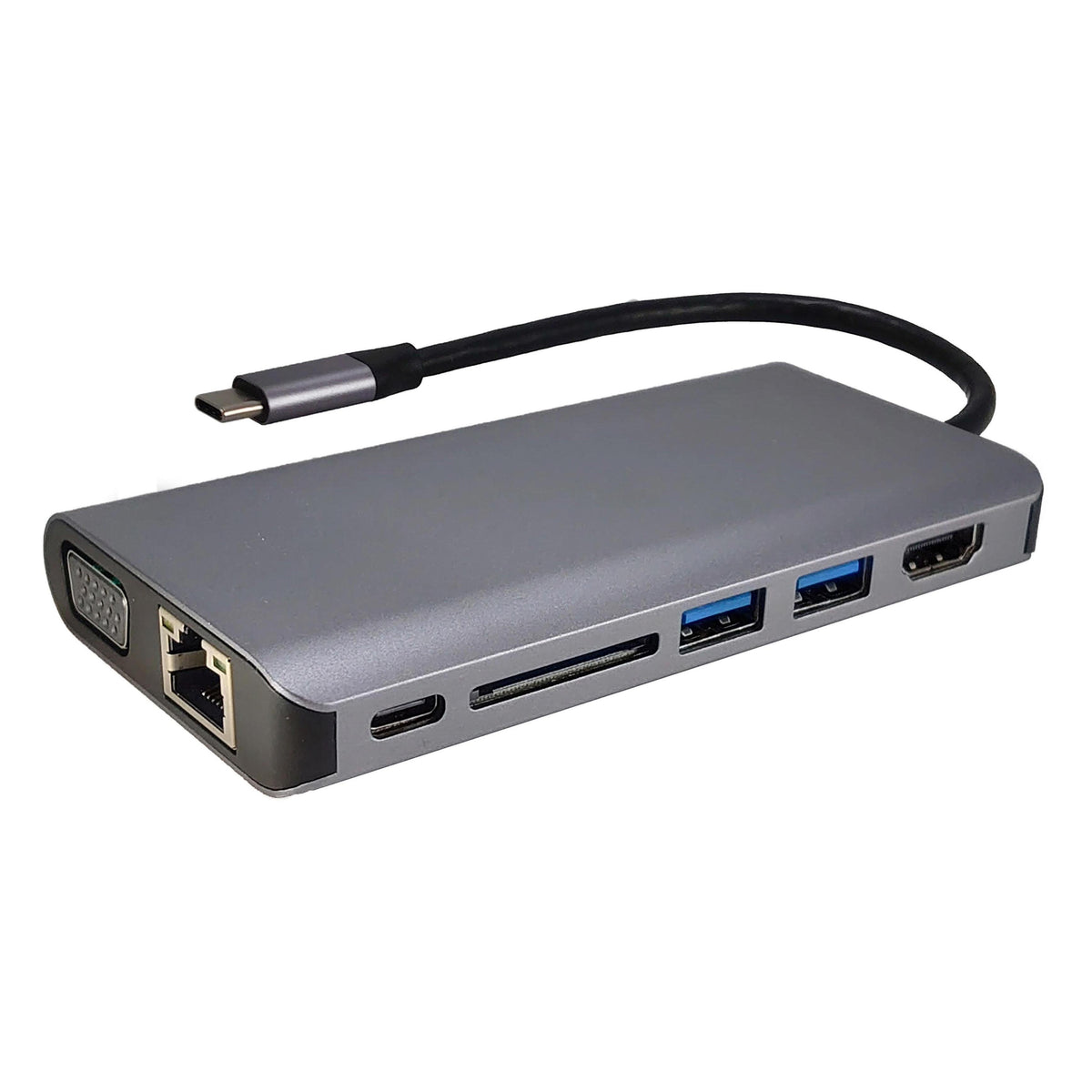 Shintaro 8-Port USB-C Travel Dock