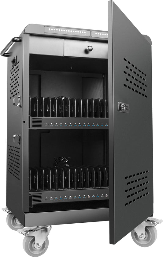 Shintaro 32-Port USB-C PD 3.0 2000W Charging Trolley
