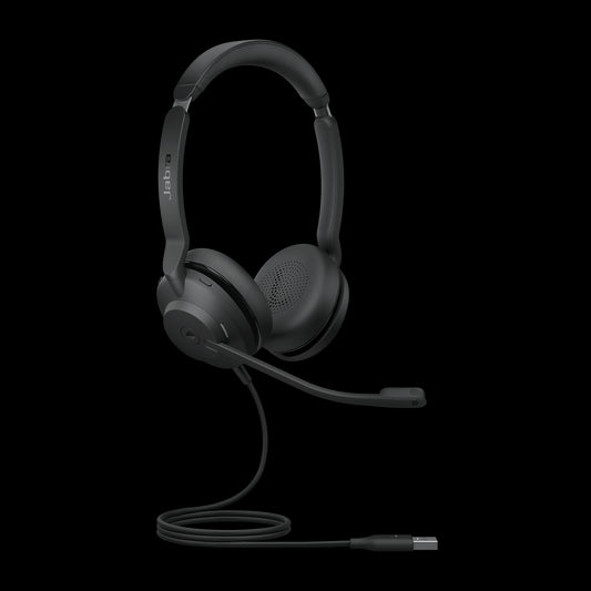 Jabra Evolve2 30 SE Wired USB-A MS Stereo Headset, Lightweight & Durable, Noise Isolating Ear Cushions, Plug-and-play, 2-Mic Technology, *LS*