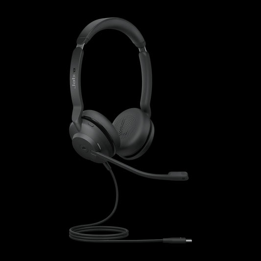 Jabra Evolve2 30 SE Wired USB-C MS Stereo Headset, Lightweight & Durable, Noise Isolating Ear Cushions, Plug-and-play, 2-Mic Technology, *LS*