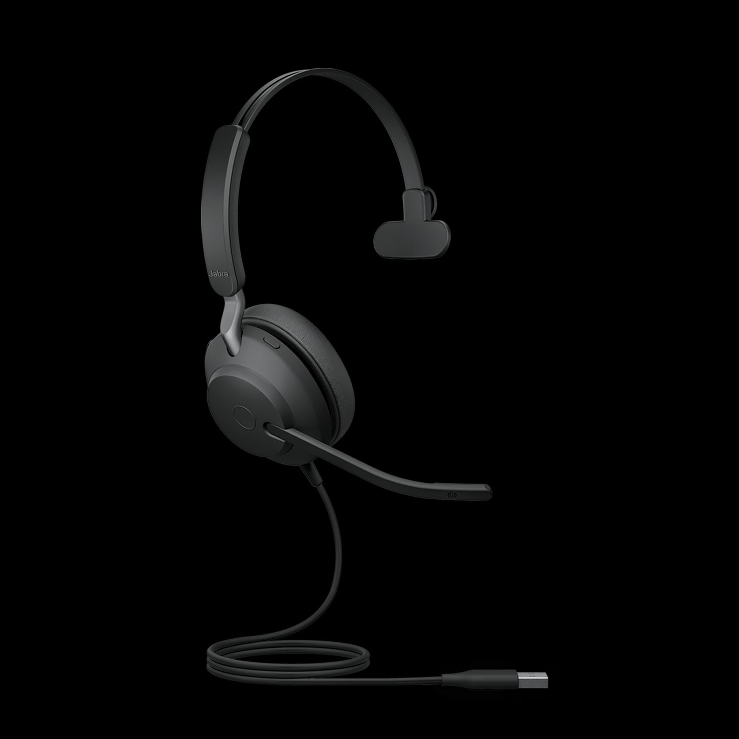 Jabra Evolve2 40 SE Wired USB-A UC Mono Headset, 360Â° BusyLight, Noise Isolationg Ear Cushions, 2Yr Warranty, Plug-and-play, 3-Microphone Technology