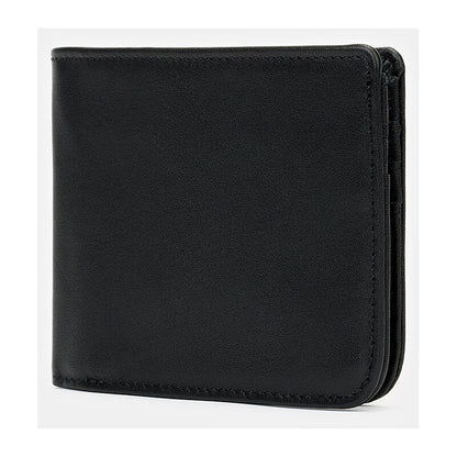 SLNT Bifold Wallet Leather Blk