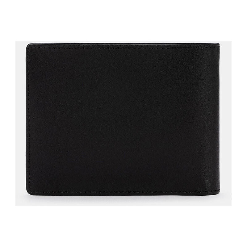 SLNT Bifold Wallet Leather Blk