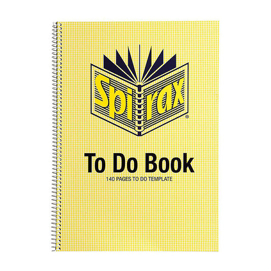 Spirax To Do Book A4 140Pg Pk5