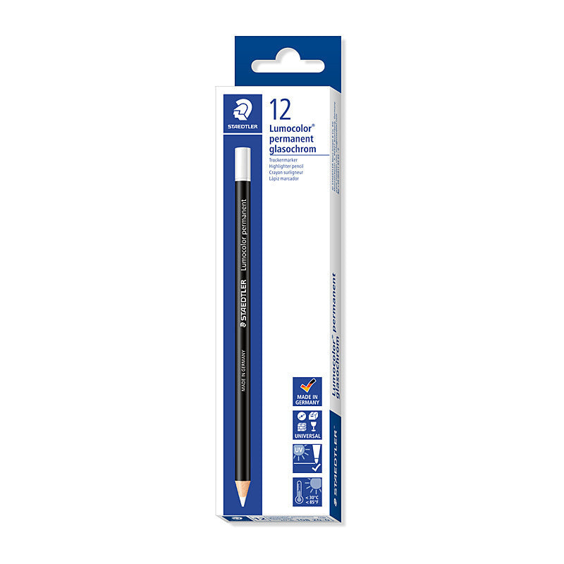 Staedtler Perm Pencil Wht Bx12