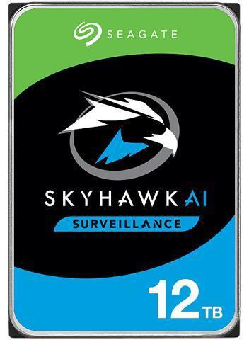 Seagate 12TB 3.5' SkyHawk AI Surveillance SATA HDD 256MB Cache, 7200RPM, 24x7