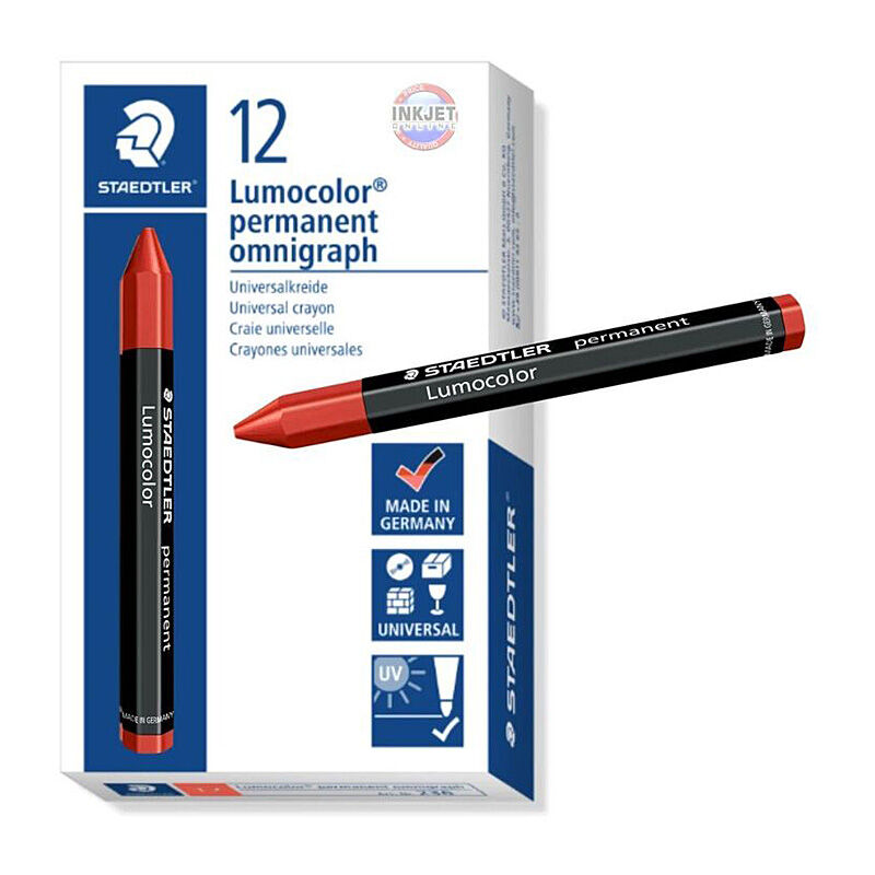 Staedtler ST Lumo Omni Prm Cryn Red Bx12