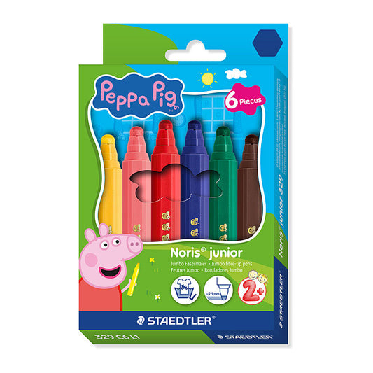 Staedtler ST Peppa Pig FibrePen Pk6 Bx10