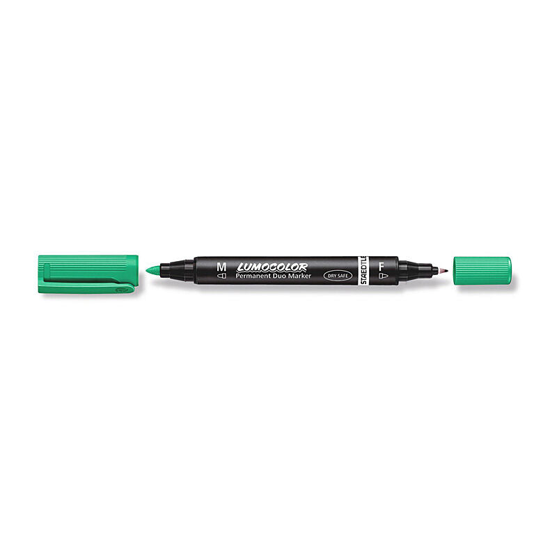 Staedtler Staed Lumo Perm Markr Grn Bx10