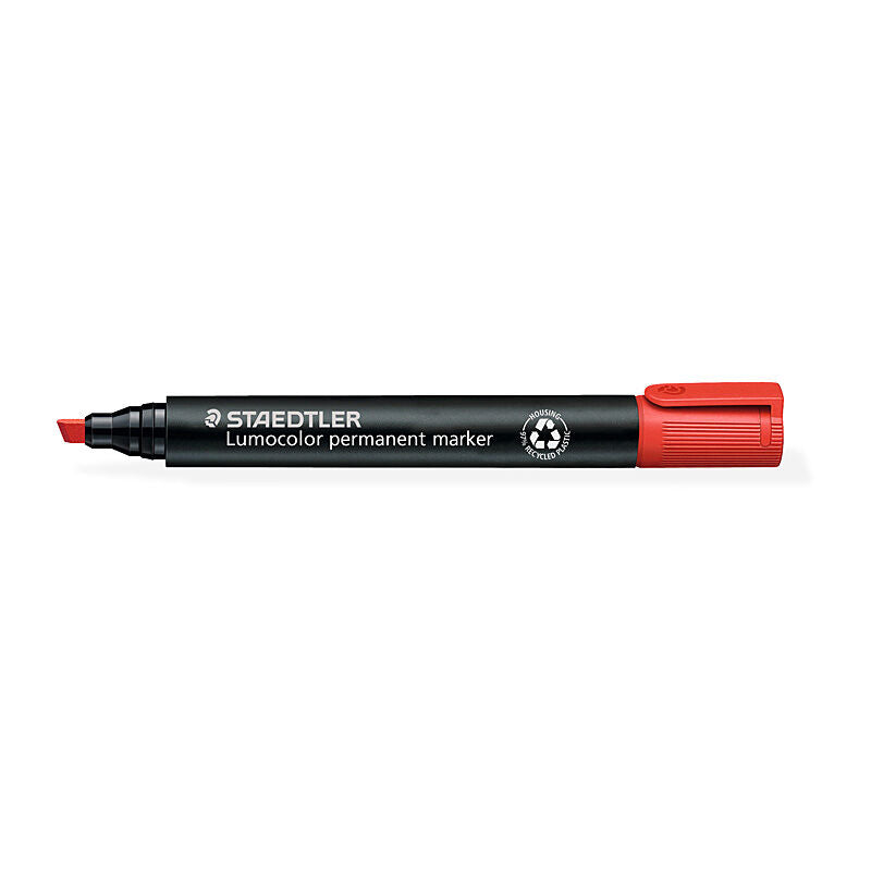 Staedtler ST Lumo PermMarkr Chs Red Bx10