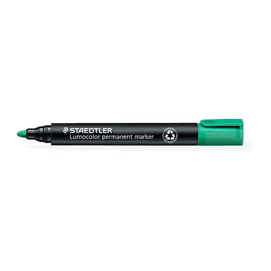 Staedtler ST Lumo PermMarkr Blt Grn Bx10