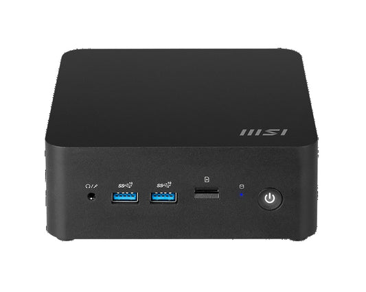 MSI Cubi NUC 1M Barebone Mini PC, Intel Core 3-100U, 6C/8T up to 4.7GHz, 2x