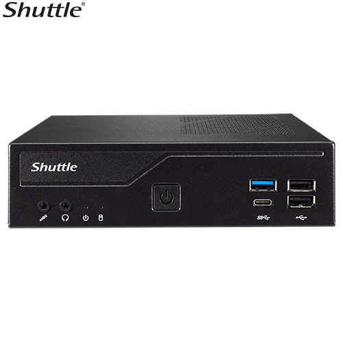 Shuttle DH610 V2 Slim Mini PC 1L Barebone - Intel 12th/13th/14th Gen , 2xDDR5