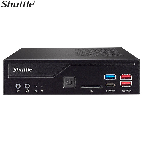 Shuttle DH670 Slim Mini PC 1L Barebone-Support Intel 12th Gen, 2x DDR4, 2.5'