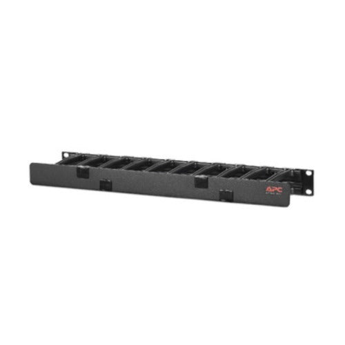 APC NetShelter Cable Management, Horizontal Cable Manager, 1U, Single Side with