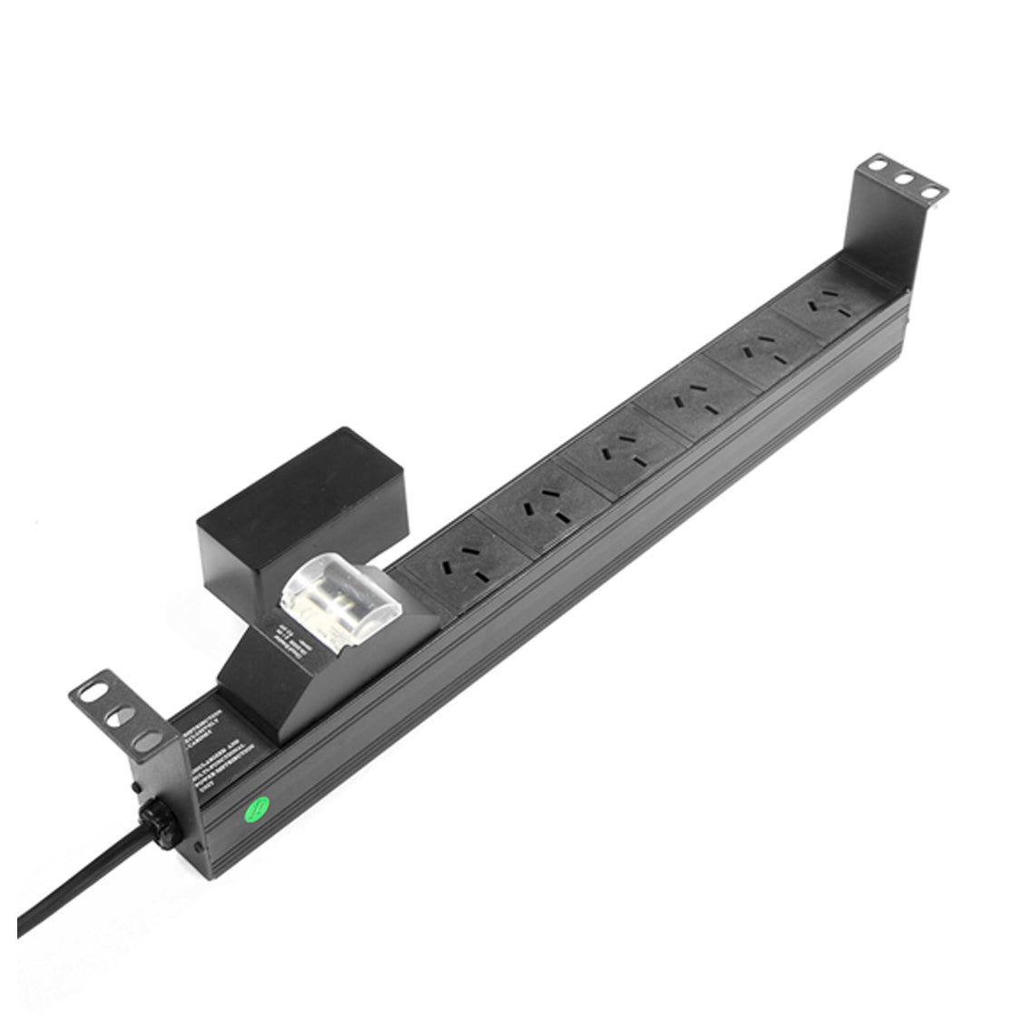 PowerShield Horizontal PDU with 10A Aus Input plug, 6 x ANZ 10Amp outlets, provides reliable power distribution for horizontal installations