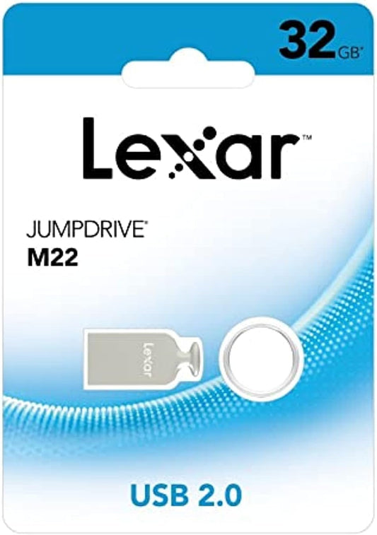 Lexar M22 32GB JumpDriveÂ® USB Flash Drive provides stylish, high-capacity portable storage, allowing you to easily transfer, store, and share files on