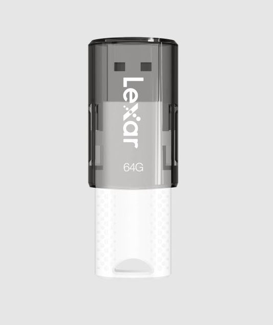 Lexar S60 64GB JumpDriveÂ® USB 2.0 Flash Drive provides stylish, high-capacity portable storage, allowing you to easily transfer, store, and share file