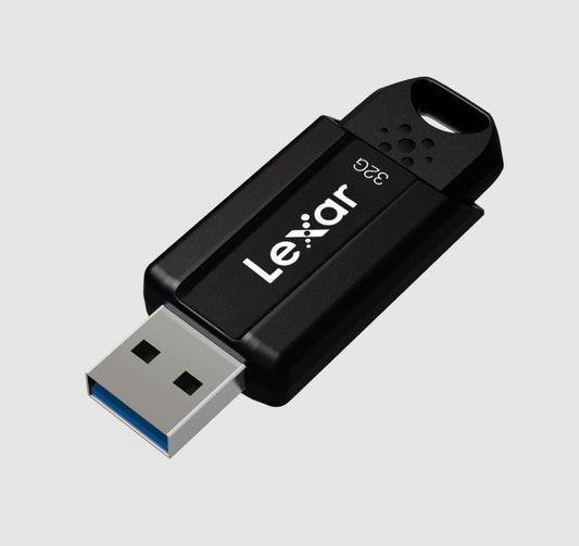 Lexar S80 32GB JumpDriveÂ® USB 3.1 Flash Drive, up to 130MB/s read  quickly transfer a 3GB 4K movie clip in less than 1 minute, compared to the 4 minut