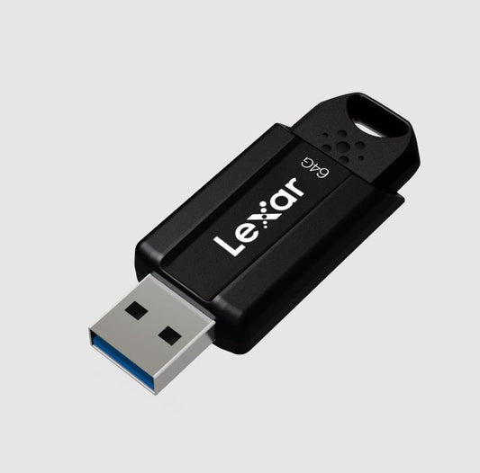 Lexar S80 64GB JumpDriveÂ® USB 3.1 Flash Drive, up to 150MB/s read  quickly transfer a 3GB 4K movie clip in less than 1 minute, compared to the 4 minut