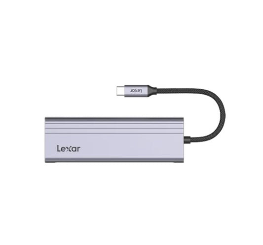 Lexar 7-in-1 USB-C Hub H31 transfer speeds up to 312MB/s1 read. For added convenience, it is backwards compatible with UHS-I cards and has a USB-Câ„¢