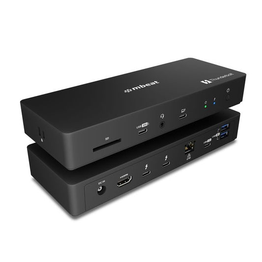 mbeat Thunderbolt™4 / USB4 Docking Station – 40Gbps, Dual 4K/8K, 96W PD