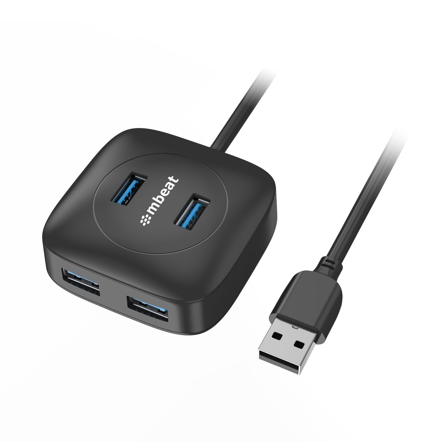 mbeatÂ®  4-Port USB 3.0 Hub - High Speed Data Transfer speed: Up to 5Gbps Compatible with USB 2.0/3.0 devices Product Weight: 95g