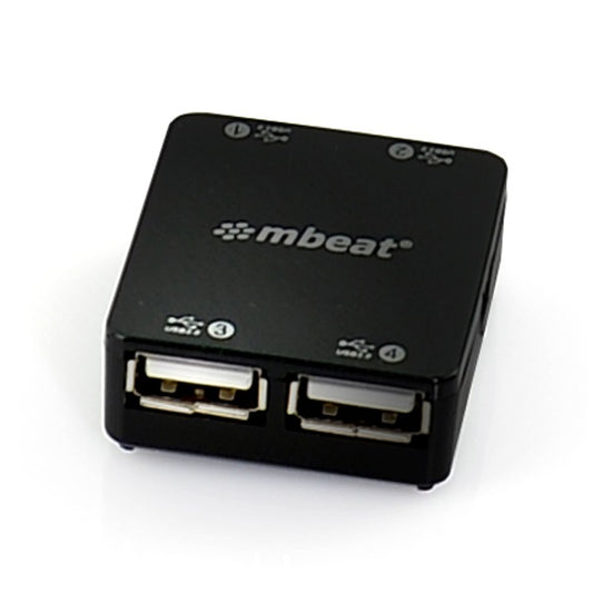 mbeatÂ® 4 Port USB 2.0 Hub - USB 2.0 Plug and Play/ High Speed Interface/ Ideal for Notbook/PC/MAC users USB 2.0 Speed up to 480Mbps Weight: 22g