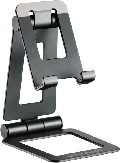 Urbanoki Portable Phone Tablet Stand Dual Folding Desk Travel Cradle Dock