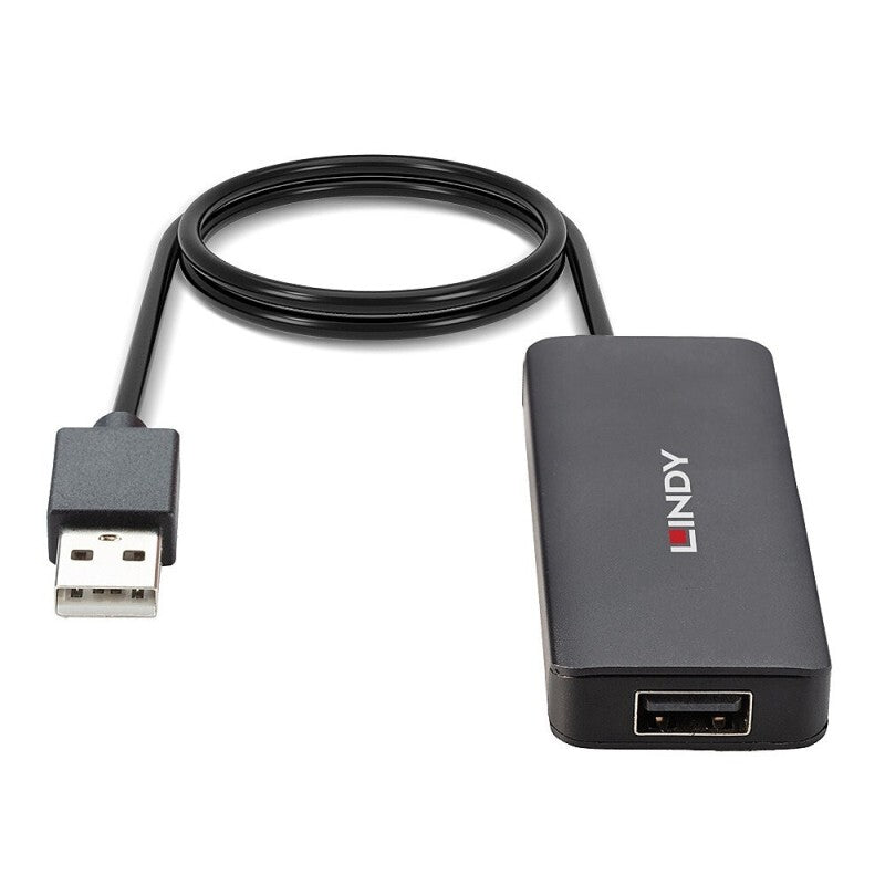 Lindy 4 端口 USB 2.0 集线器