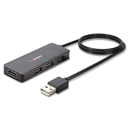 Lindy 4 端口 USB 2.0 集线器