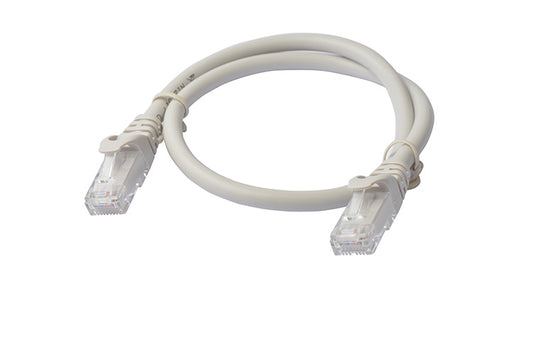 8WARE Cat6a UTP Ethernet Cable 0.5m (50cm) Snagless Grey