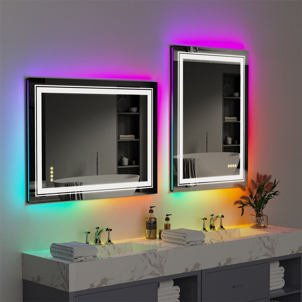 1000x600mm LED Bathroom Mirror Anti-Fog Shatterproof