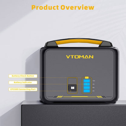 640Wh Solar Expansion Battery LiFePO4 BMS Jump 600X