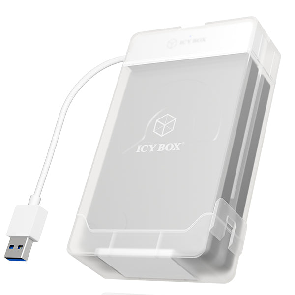 ICY BOX Adapter and enclosure for 2x 2.5 SATA HDDs/SSDs (IB-AC7032-U3)"