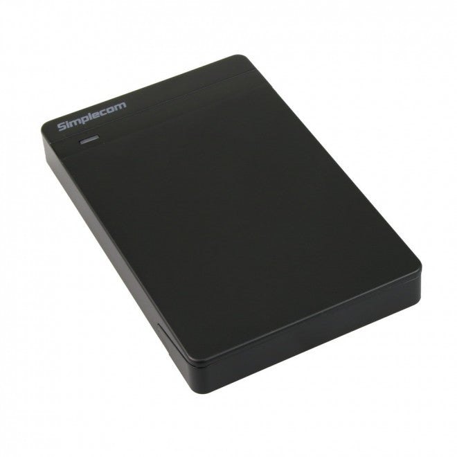 Simplecom SE203 Tool Free 2.5 SATA HDD SSD to USB 3.0 Hard Drive Enclosure Black"