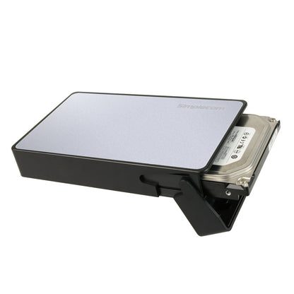 Simplecom SE325 Tool Free 3.5 SATA HDD to USB 3.0 Hard Drive Enclosure Silver"