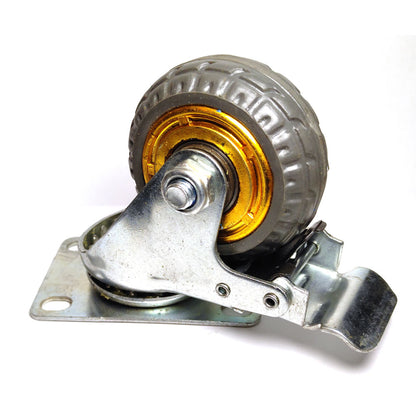 3 Heavy Duty Industrial Swivel Brake Caster Wheel Caster Wheels Castor load 50KG Trolley Cart"