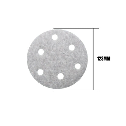 100x 123mm 6/8-Hole Sanding Discs Hook Loop Orbital Sander Pads 80 120 240 Grit - 320 Grits（8-Hole）
