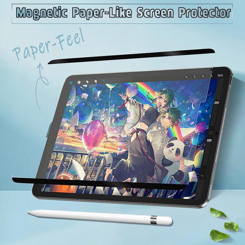 Magnetic Paper Film Like Screen Protector For Ipad Pro11 Mini Air 4 9.7 10.2 - iPad Air 1 /2，iPad 5/6/2017/2018/Pro( 9.7)"