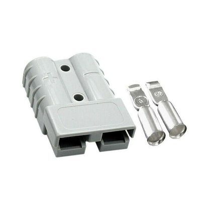10PCS Anderson Style Plug 50A 12V 24V DC Connectors for Solar 4WD Battery Systems