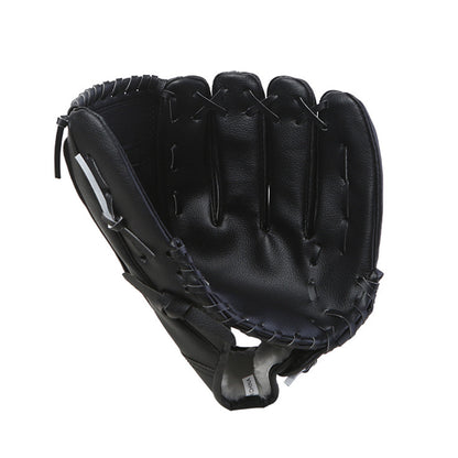 Baseball Glove Thickened Softball Glove Pitcher Mitt Sports Training Outdoor - Brown - 11.5in