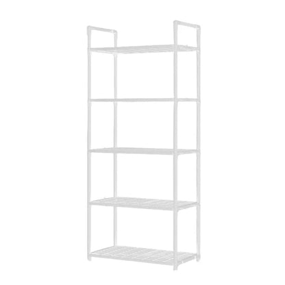 5Tiers Pot Storage Rack Pan Stand Saucepan Holder Cookware Organizer for Kitchen - Black