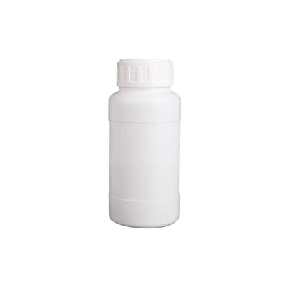 50pcs Chemical Bottle White Plastic Sample Reagent Bottles for Lab Storage - 200ml