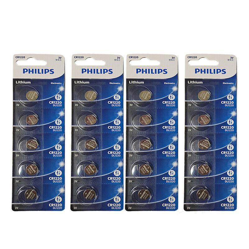 5-20Pcs Philips Cr1220 Cr1616 Cr1620 Cr1632 Cr2016 Cr2025 Cr2032 Button Battery - CR1620-10PCS