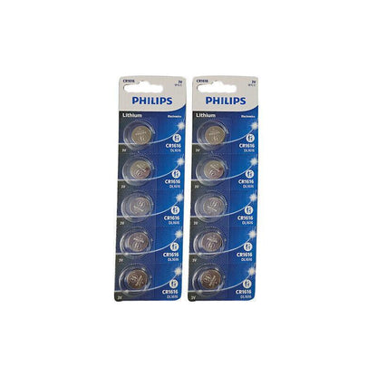 5-20Pcs Philips Cr1220 Cr1616 Cr1620 Cr1632 Cr2016 Cr2025 Cr2032 Button Battery - CR1620-10PCS