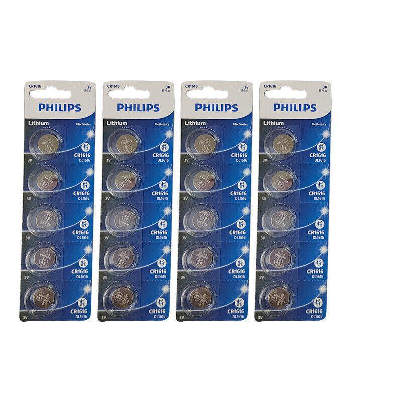 5-20Pcs Philips Cr1220 Cr1616 Cr1620 Cr1632 Cr2016 Cr2025 Cr2032 Button Battery - CR1620-10PCS