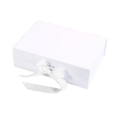 5X Medium Premium Gift Boxes with Ribbon Multi-Color Hamper Packaging Set - Orange